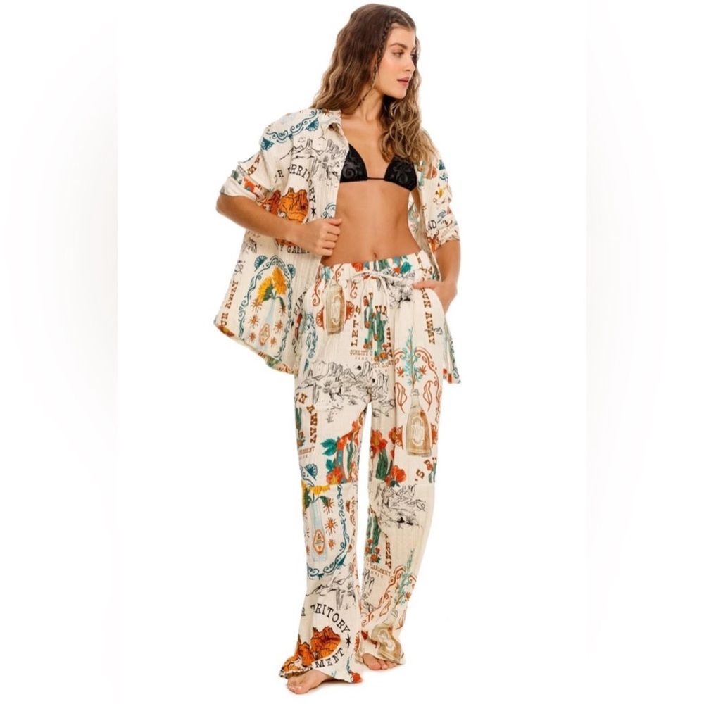 NWT Agua Bendita Frank Nopal Pants - Picture 6 of 10